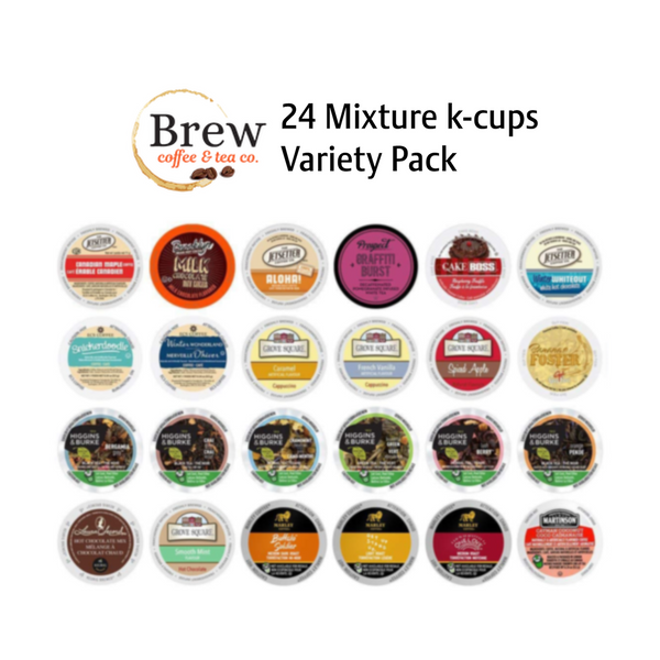 24 mixture K cups Hot Chocolates Cappuccinos and Lattes