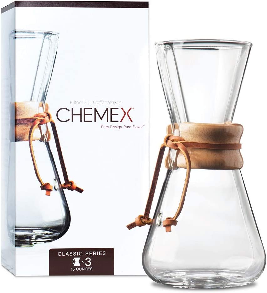 CHEMEX Filter-Drip Coffeemaker 3 Cup