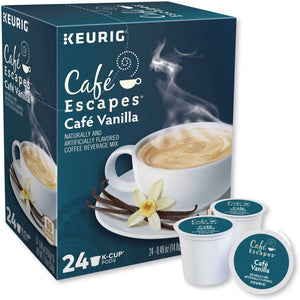 GMCR K CUP Cafe Escapes Vanilla 24 CT