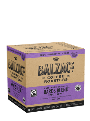 Balzac's Bards Blend 100% Compostable Pods 18 CT