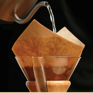 CHEMEX Bonded Coffee Filters Pre-Folded Squares - Natural