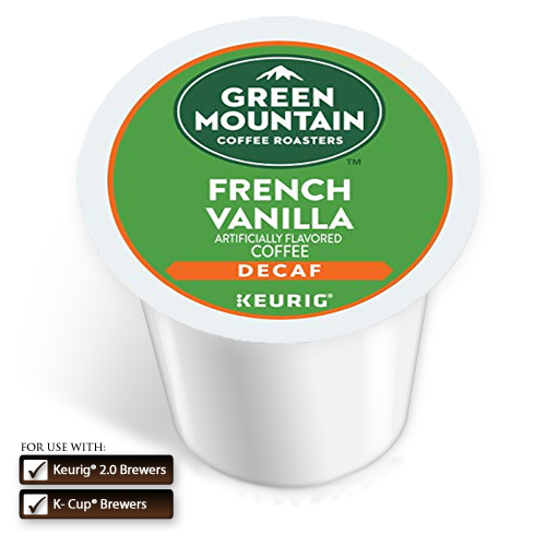 GMCR K CUP Flav Coffee French Vanilla Decaf 24 CT Brew Coffee Tea Co