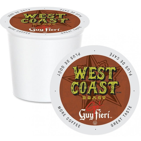 Guy Fieri K Cup West Coast Roast 24 CT Brew Coffee Tea Co