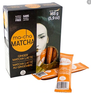 Ma-cha Matcha Ginger Matcha Latte Singles 12 CT
