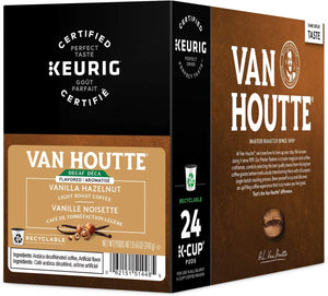 Van Houtte K Cup Vanilla Hazelnut Decaf 24 CT