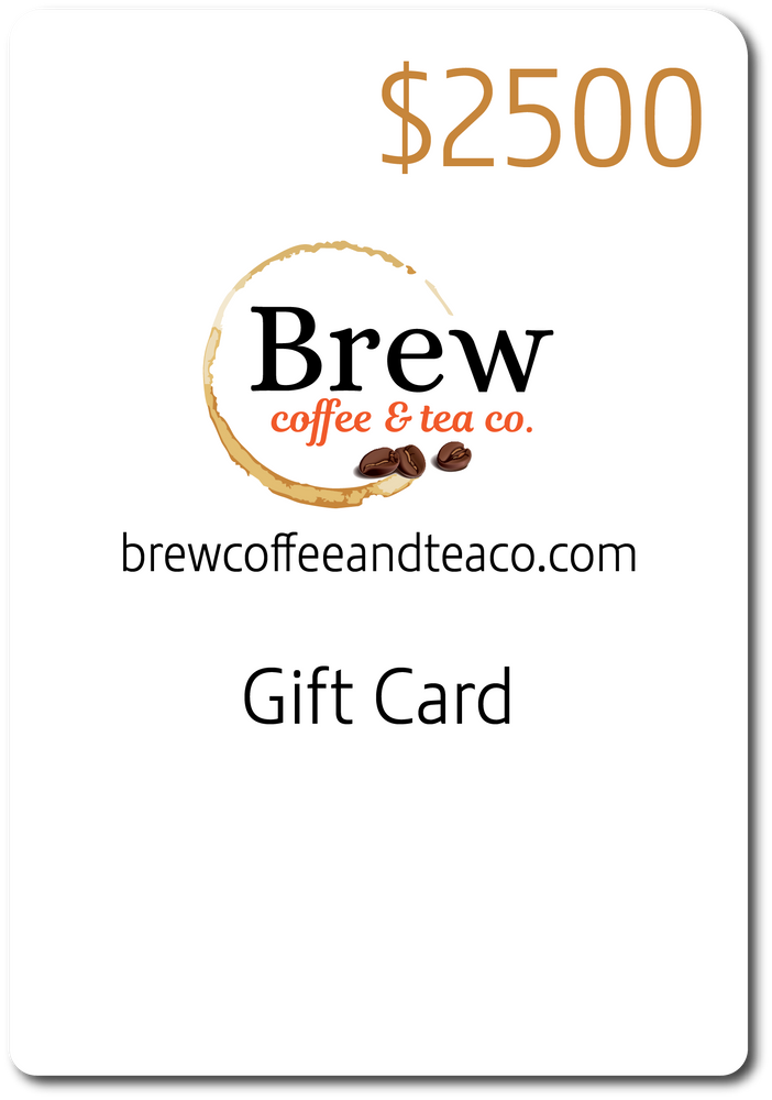 
            
                Load image into Gallery viewer, Brew Coffee &amp;amp; Tea Gift Card
            
        