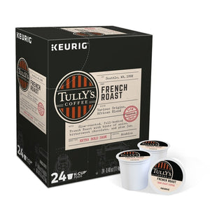 TULLY'S K CUP Reg French Roast 24 CT