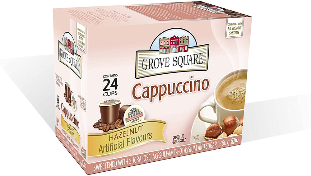 Grove Square Cappuccino Hazelnut 24 CT