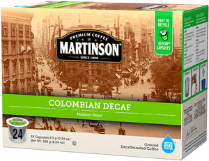 
            
                Load image into Gallery viewer, Martinson Coffee Colombian Decaf 24 CT
            
        