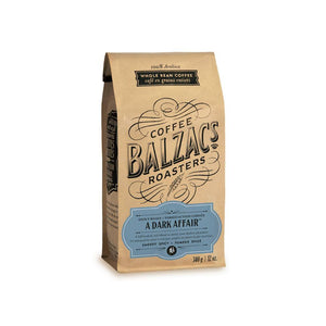Balzac's A Dark Affair Whole Bean Coffee 12 oz