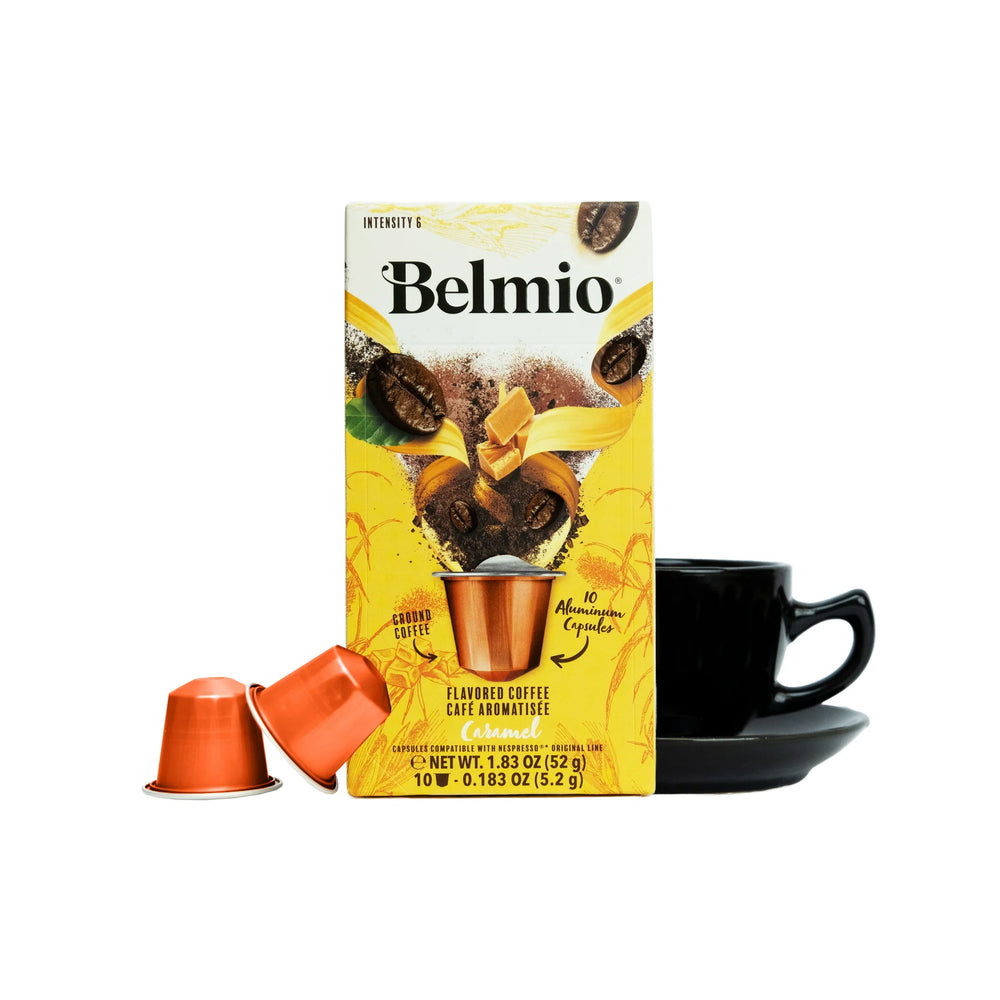 
            
                Load image into Gallery viewer, Belmio NESPRESSO® Compatible Capsules - Caramel Flavoured
            
        