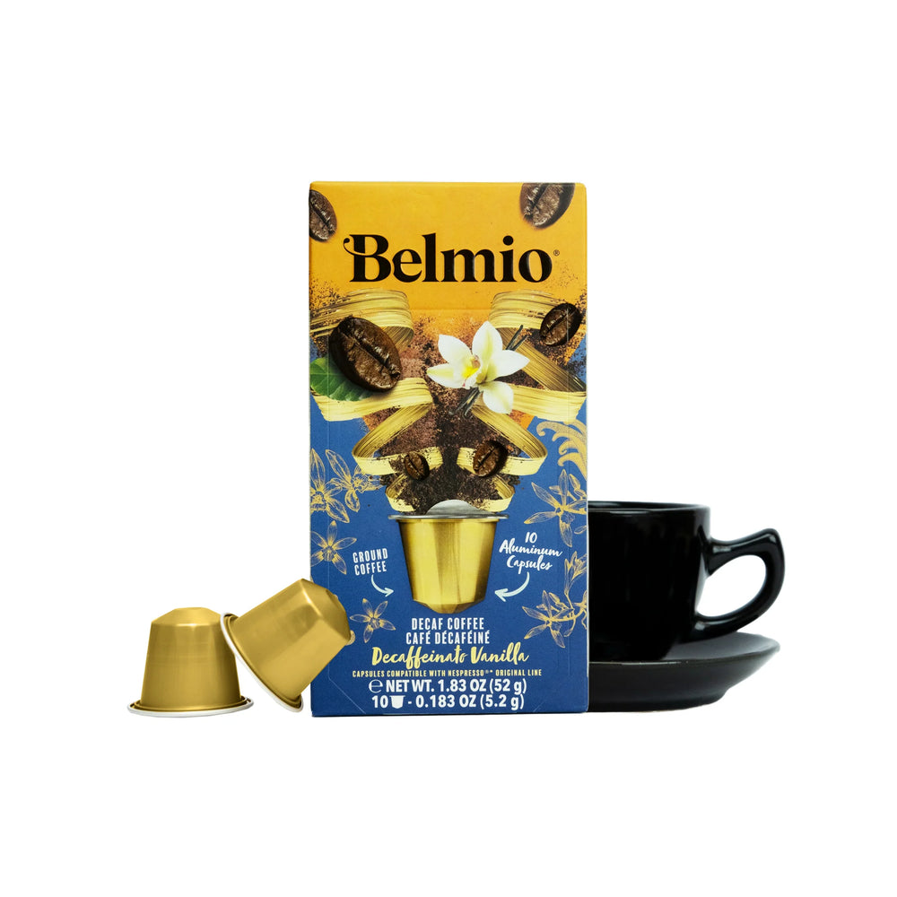 Belmio NESPRESSO® Compatible Capsules - Decaffeinato Vanilla Flavoured