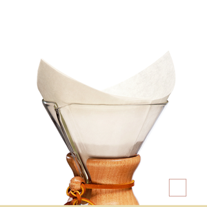 
            
                Load image into Gallery viewer, CHEMEX Bonded Coffee Filters Pre-Folded Squares - White
            
        