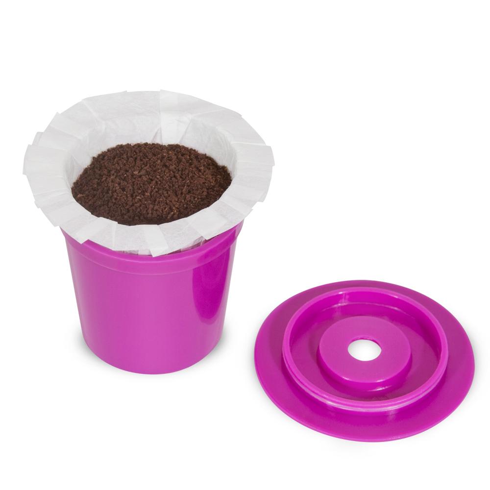 100 pcs Disposable Paper Filter Cups for Reusable Coffee Pods