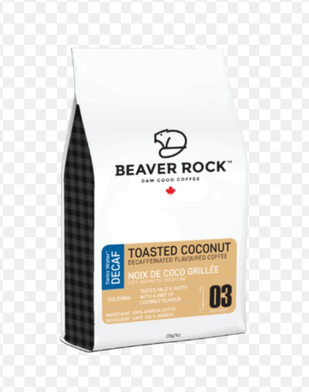 Beaver Rock Toasted Coconut Decaf 8oz