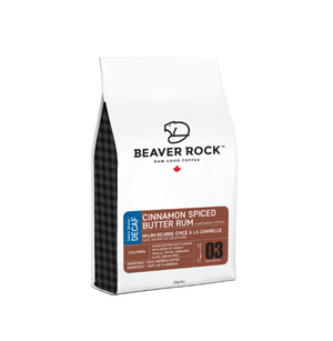 
            
                Load image into Gallery viewer, Beaver Rock Cinnamon Spiced Butter Rum Decaf 8oz
            
        