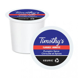 
            
                Load image into Gallery viewer, * PAST BEST BEFORE DATE- TIMOTHY&amp;#39;S K CUP Pumpkin Spice 24 CT (seasonal)
            
        
