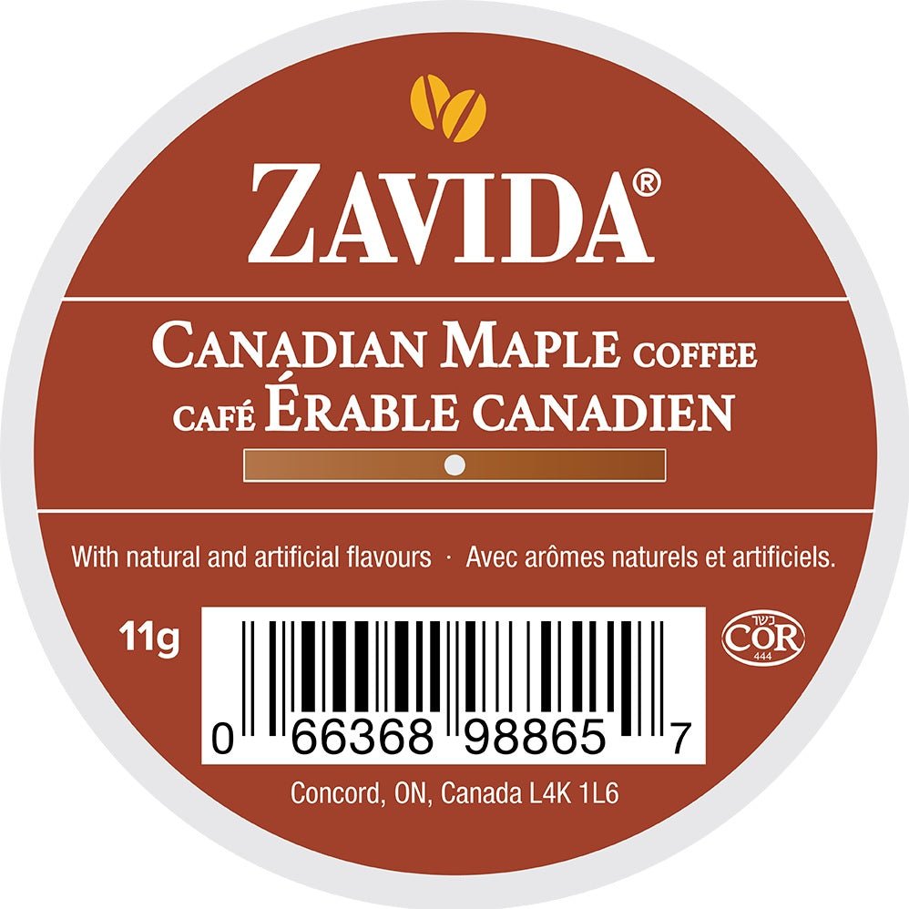Zavida K Cups Canadian Maple 24 CT