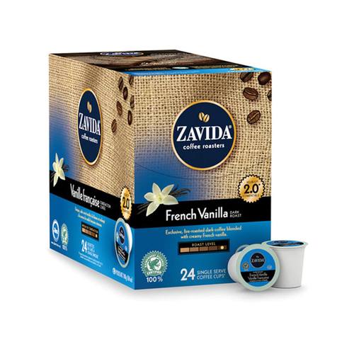 
            
                Load image into Gallery viewer, Zavida K Cups French Vanilla Dark 24 CT
            
        
