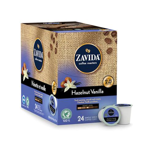 
            
                Load image into Gallery viewer, Zavida K Cups Hazelnut Vanilla 24 CT
            
        