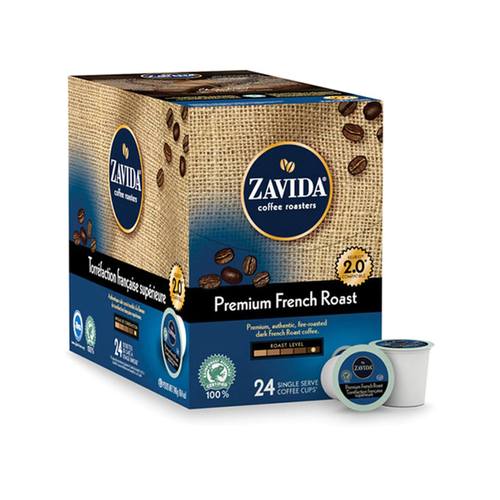 Zavida K Cups Premium French Roast 24 CT
