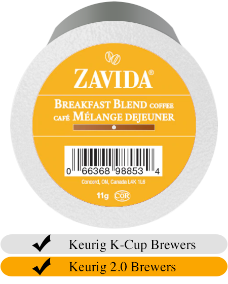 Zavida K Cups Breakfast Blend 24 CT