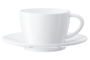 White Cappuccino Cups - Sets of 2