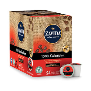 Zavida K Cups 100% Colombian 24 CT